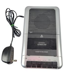 ONN Portable Cassette Recorder ONA11AV108 2012 Player w/ AC Adapter Tested